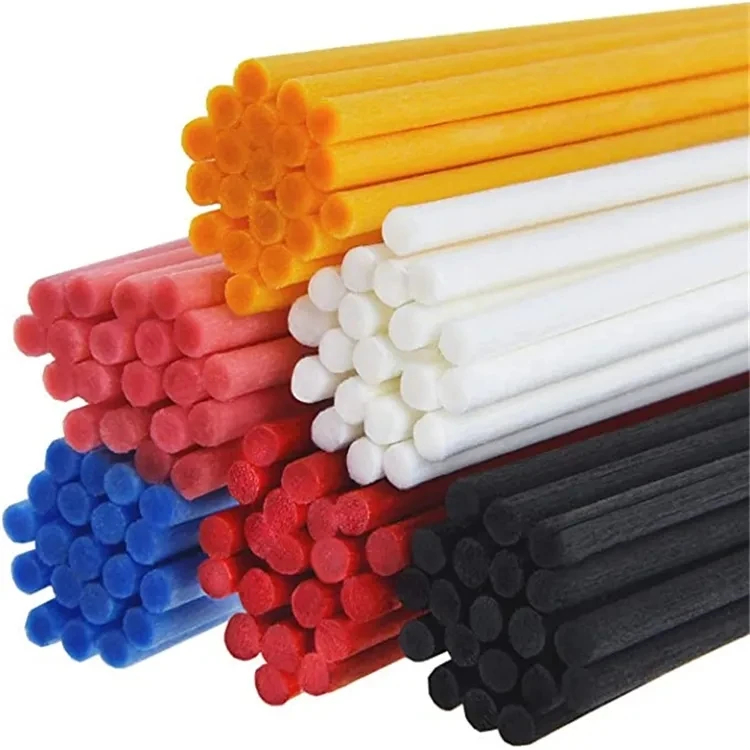 500Pcs L19cm X 3mm Reeds Diffuser Replacement Refill Sticks for Home Decor, Colorful, Fire Free, Aromatherapy Fiber Sticks,