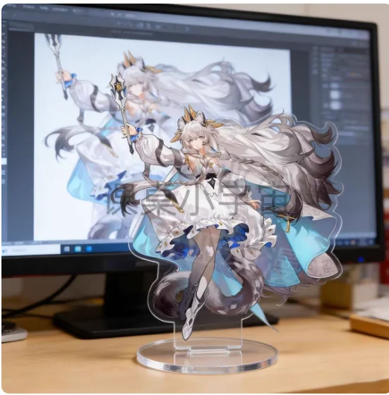 Japanese Anime Arknights Eblana Virtuosa Acrylic Stand Figure Model Plate Cosplay Collection Desktop Decor Gifts XYZ