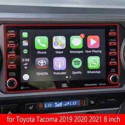 Protector de pantalla de vidrio templado para coche Toyota Tacoma, accesorios para Interior de automóvil, 8 pulgadas, 2019, 2020, 2021