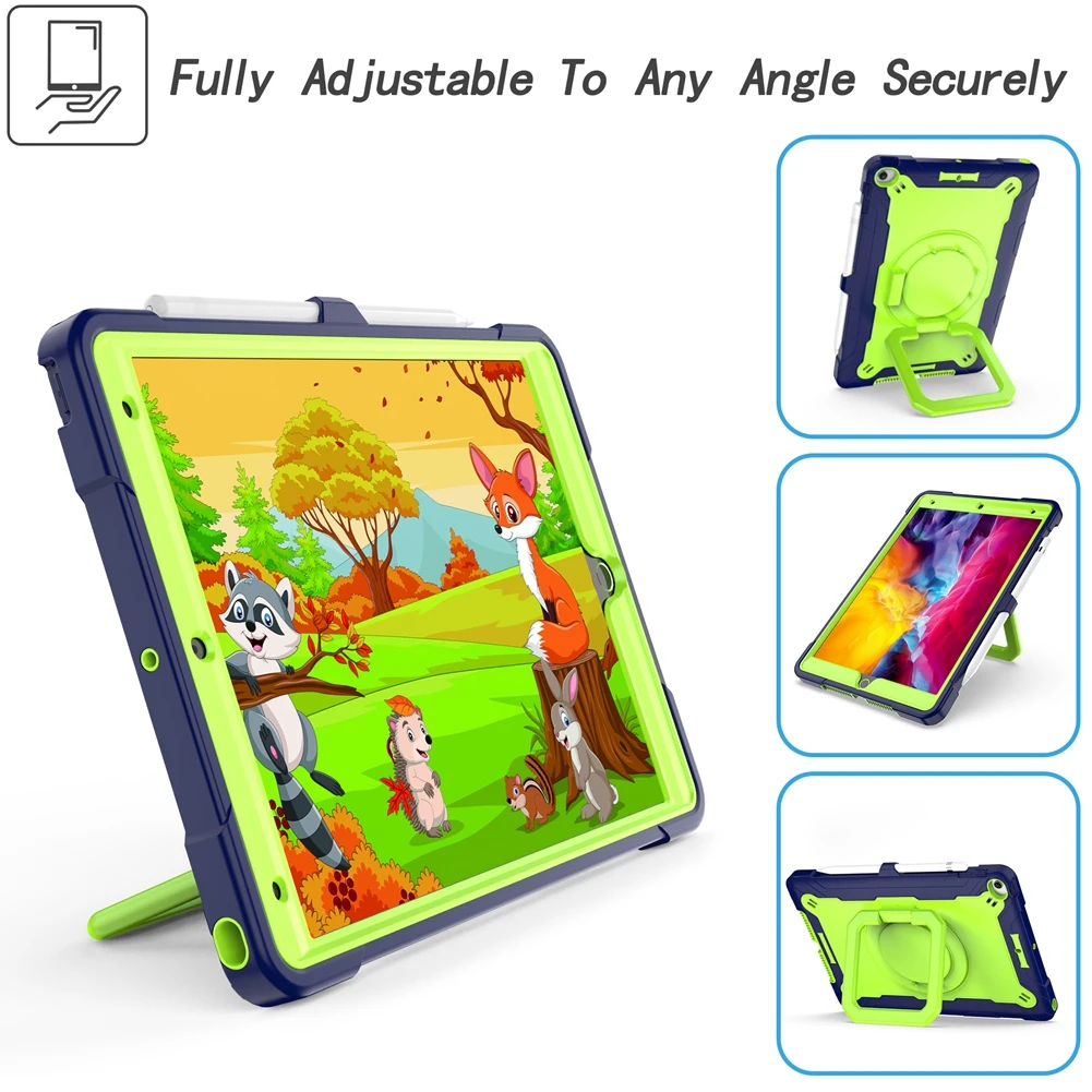 Case For iPad 9th 10.2 2021 A2604 A2602 Tablet Cover For iPad 8th 7th Air 4 10.9,Air 3 10.5 Pro 11 coque For Mini 6 Capas Fundas