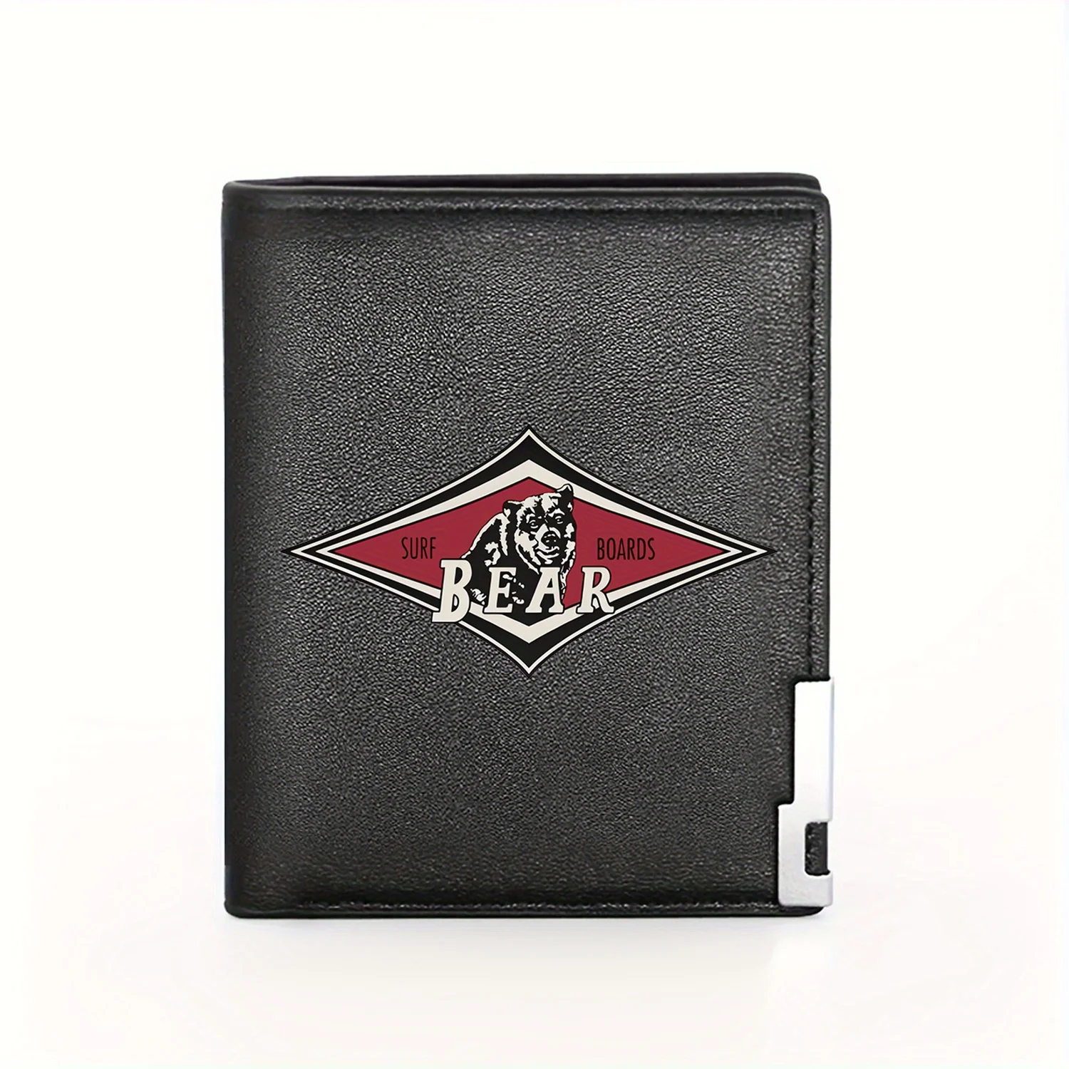 

Bear Surfboards Logo Graphic Mens Wallet Business Casual Elegant Simple Practical Quality Wallet Stylish Printing Creative Chris
