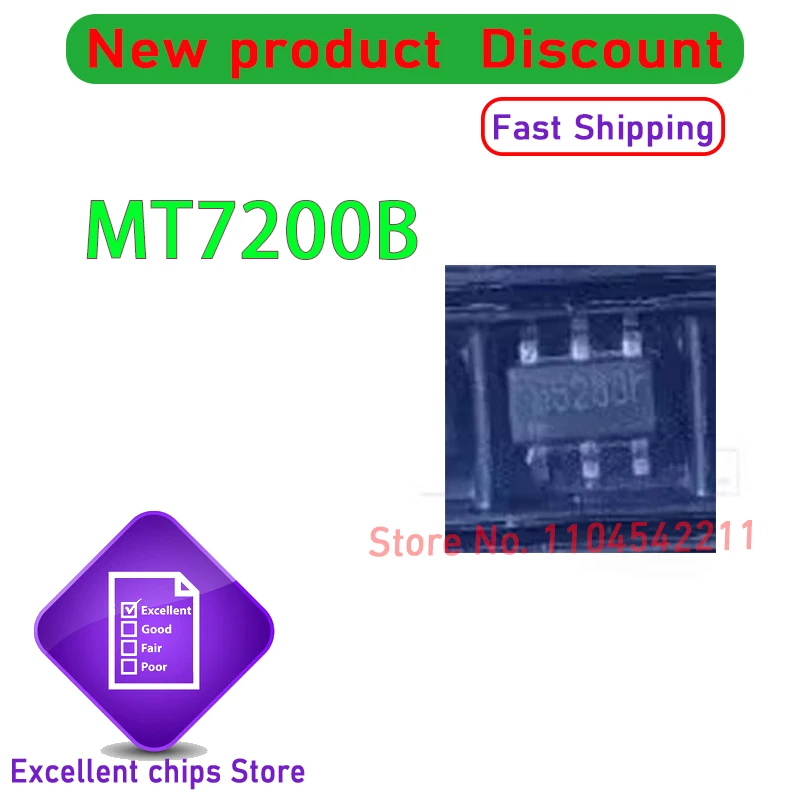 MT7200 MT7200B SOT23-6 20PCS~500PCS/LOT
