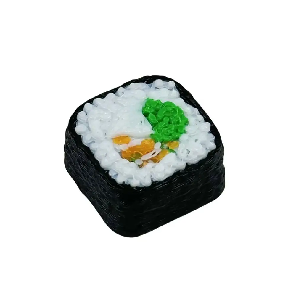 Resin Sushi Key Cap Cute Decoration Food Shape Mechanical Keyboard Key Cap Creative Design Desktop Decor For ESC Keycaps