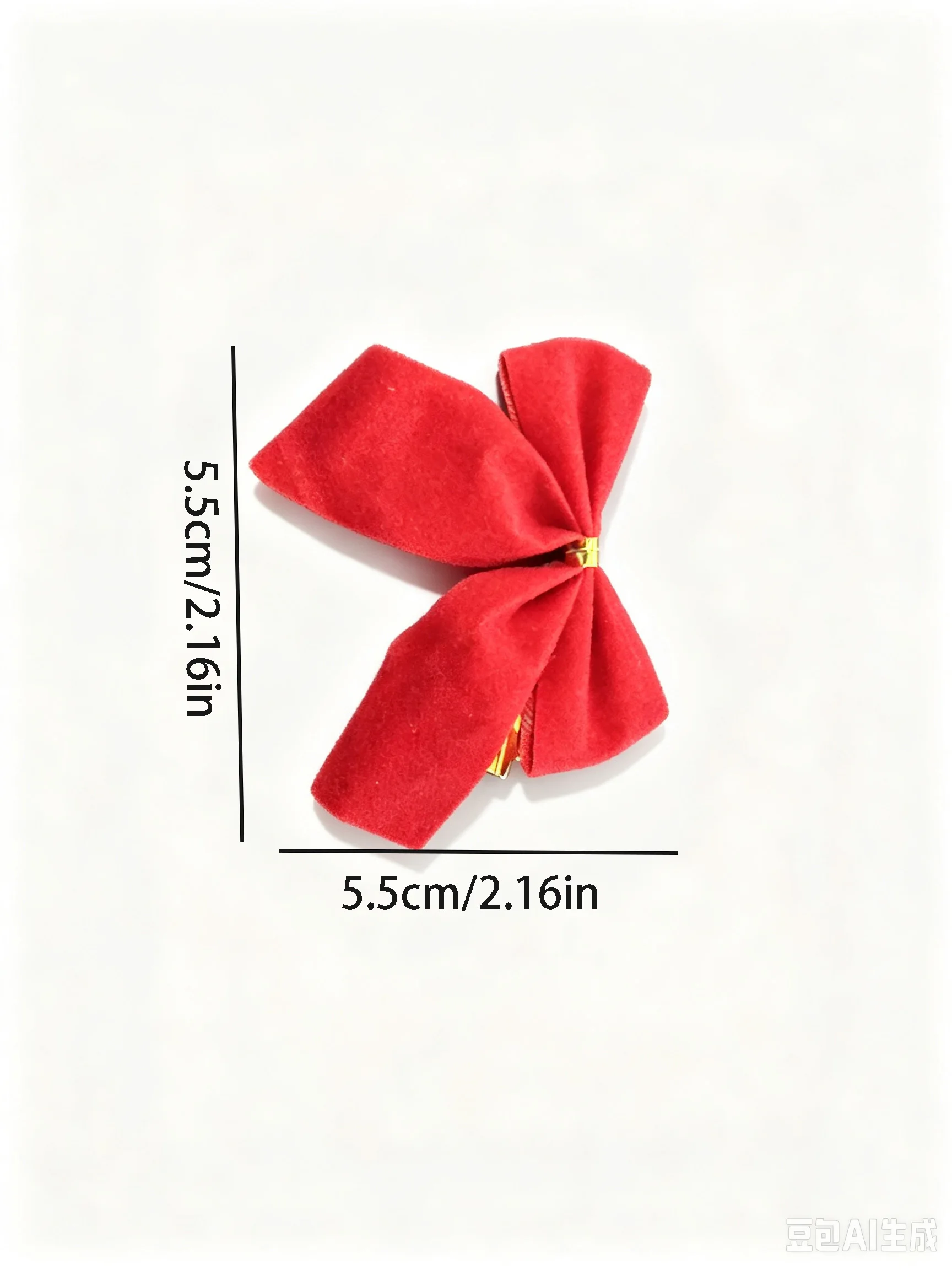 12/72pcs Mini Christmas Tree Bowties 3 Colors Available for Christmas Trees And Flower Rings Gold Twine Included Decorative Knot