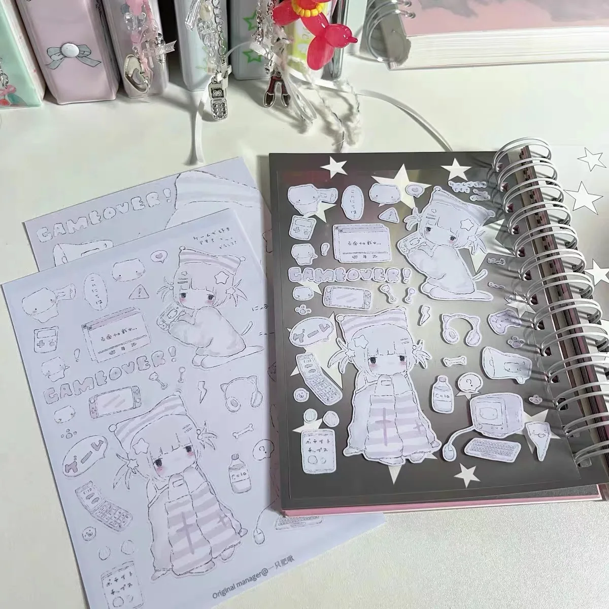 

Cute character stickers