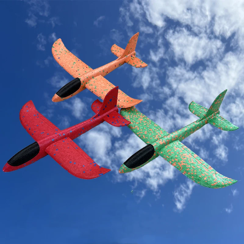 33cm Foam Plane Glider Hand Throw Airplane Light Inertial EPP Bubble Planes Outdoor Launch Kids Toys for Children Boys Gift