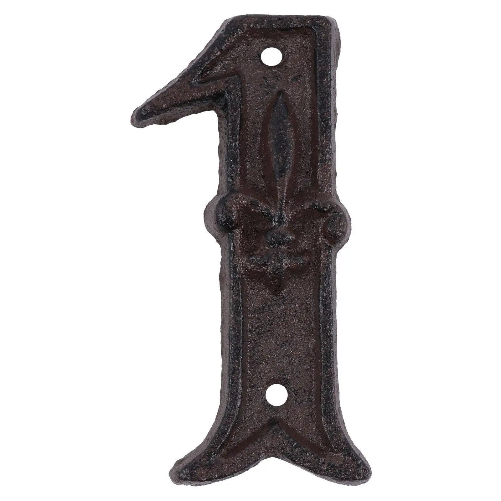 Cast Iron Door Numbers – Easy Install Address Signs for Mailbox, Room & Exterior Doors