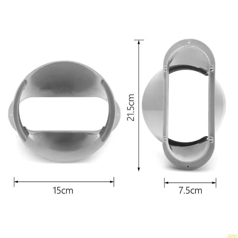 A0NC 범용 창 어댑터 필터 화면, 휴대용 에어컨 150mm 용 창 배기 호스 인터페이스