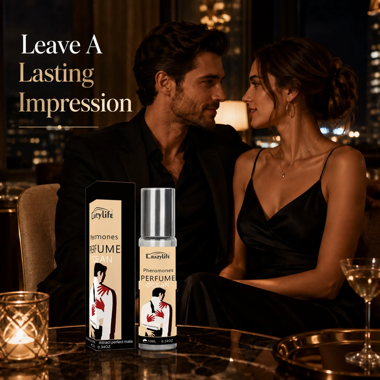 Men's Long Lasting Cologne Magnetic Attraction Fresh Romantic Perfume Spray For Dating