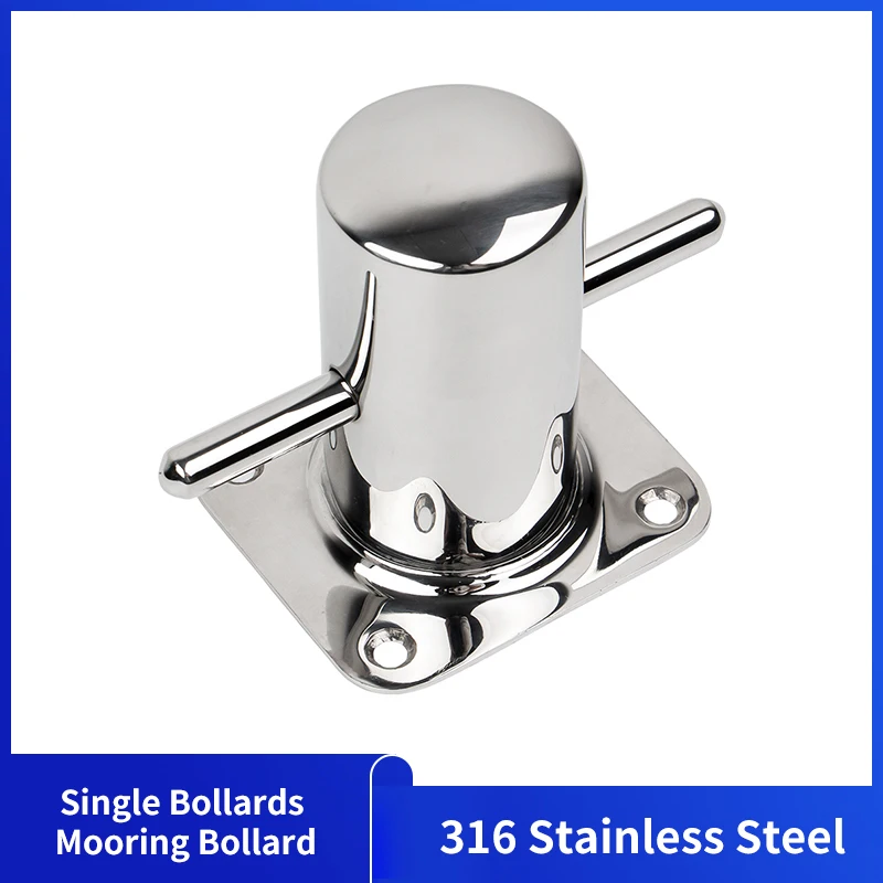 

Alastin 316 Stainless Steel Single Mooring Bitt Heavy Duty Bollard Cleat Marine Hardware Accessories