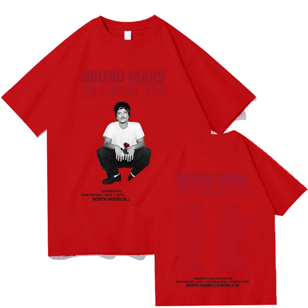 Bruno Mars The Romantic 2026 Tour Tee Bruno Mars T-shirt Unisex