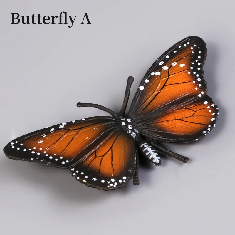 Schmetterling Insekt Modell Tier Actionfiguren Lernspielzeug Simulierte Sammlung Dekoration Insektenspielzeug für Kinder