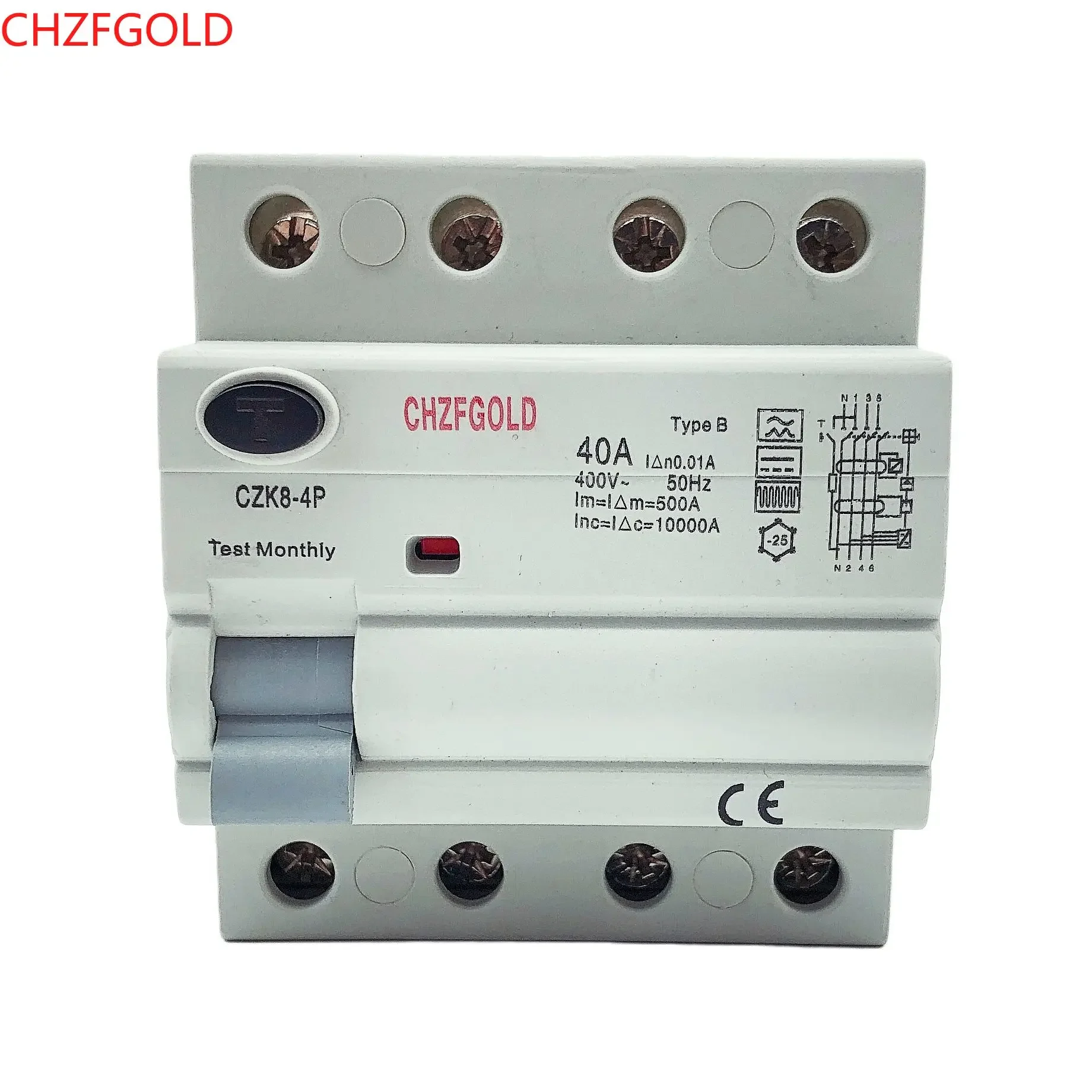 wenzhou hot selling low volt 6KA RCD ELCB RCCB Leakage Protection Residual Current Operated Circuit Breaker