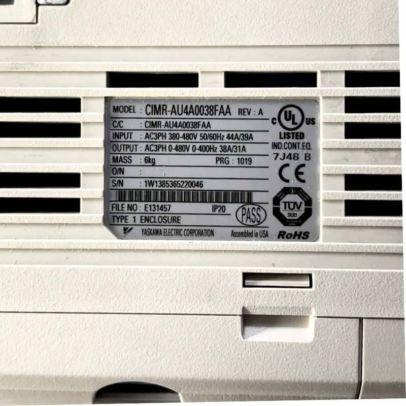 Yaskawa CIMR-AU4A0038FAA Inverter New In Box Expedited Delivery