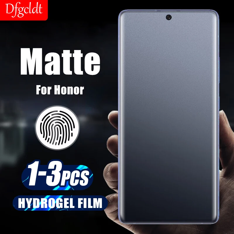 

1-3Pcs Unlock Matte Hydrogel Film For Honor 100 90 80 70 Pro Plus Screen Protector For Honor X8b X8a X7b X7a X6a X6 X5 Not Glass