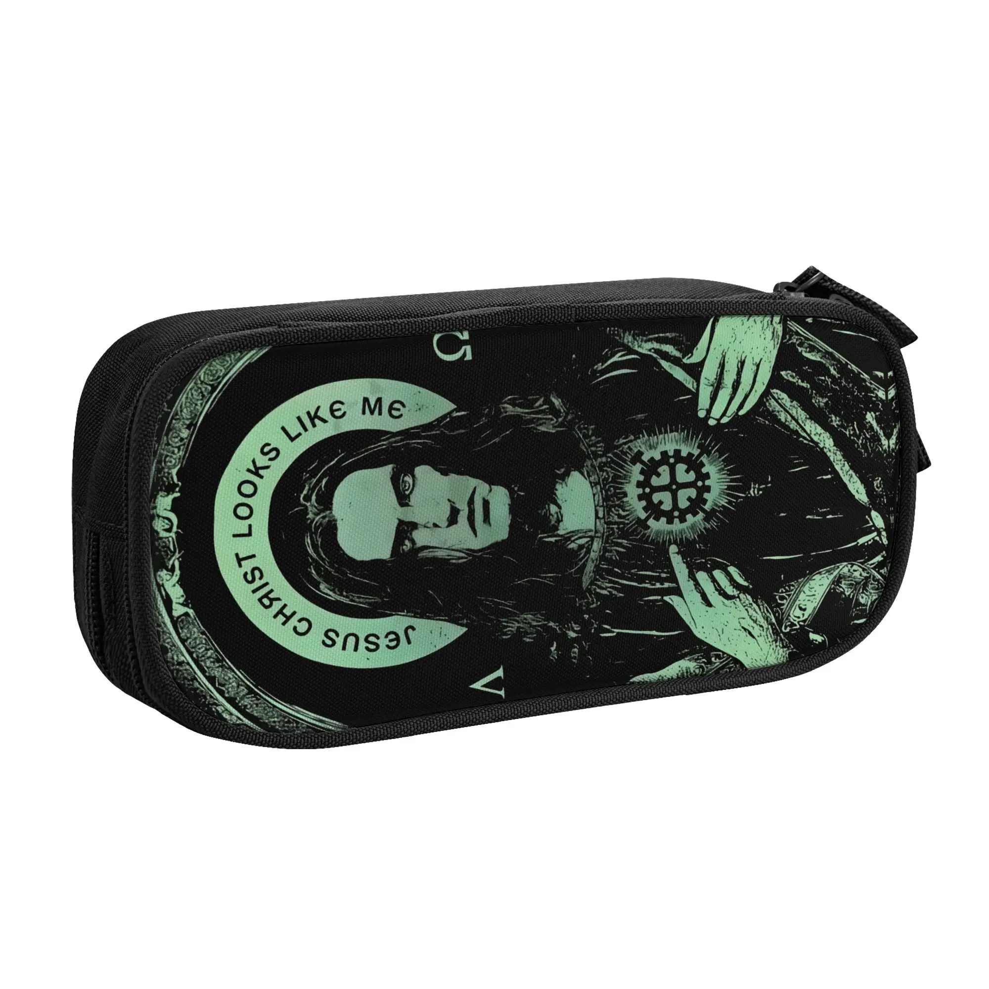 Kawaii Gothic Metal Band Type O Negative  Pencil Cases for Boys Girls  Large Storage Pen Box Bag Stationery
