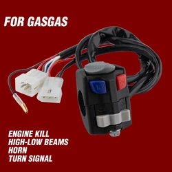 HeadLight Horn Signal Engine Kill Switch Cluster For Gasgas EC250 EC300 2024-25 EC 250F 350F 450F 500F 2024 Replacment 2021-23