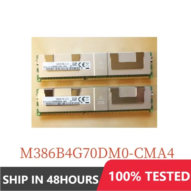 1pcs/lot  M386B4G70DM0-CMA432G DDR3 1866 4RX4 PC3-14900L DDR3 For Samsung Server Memory