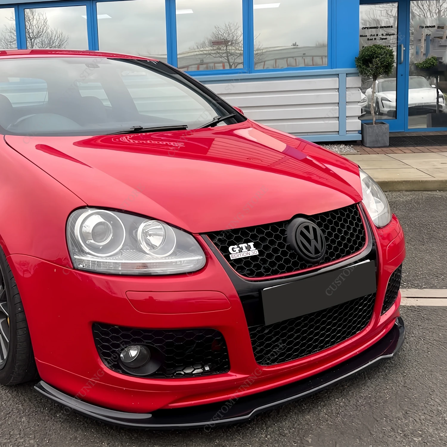 For VW Golf MK5 GTI Gloss Black Front Bumper Lip Spoiler Splitter Diffuser  5GTI GTI Edition30 Hatchback 2005-2008 Bodykits