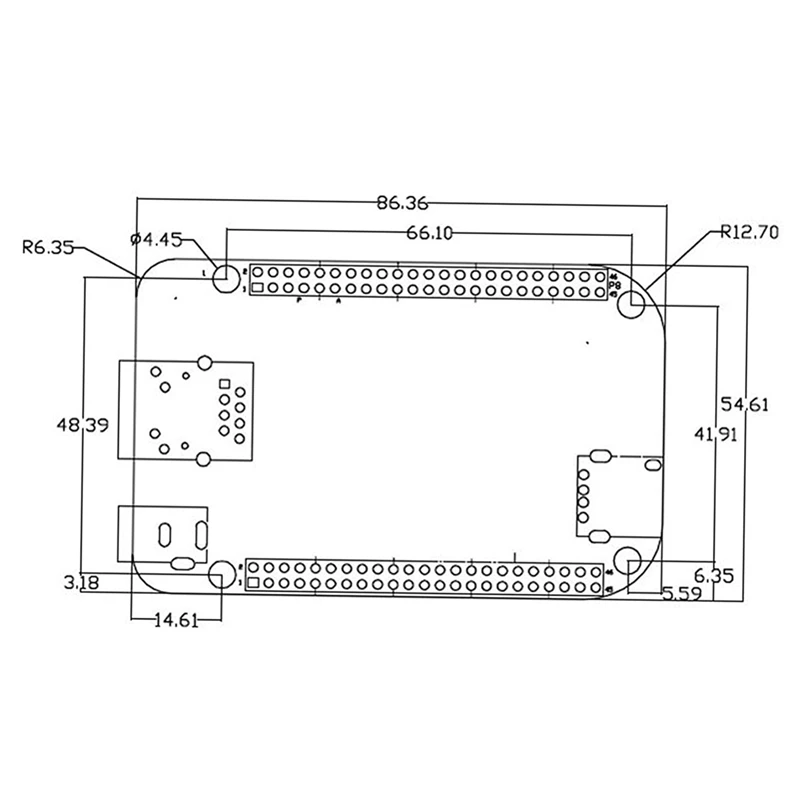 สำหรับ BeagleBone BB สีดำ AM3358ฝังตัว512MB DDR3 + 4GB eMMC Flash BB Black Ai Linux ARM Development BOARD + สาย USB