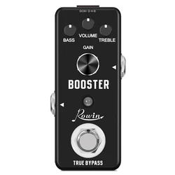 Rowin LEF-318 Guitar Booster Pedal Pure Boost Effect Pedals Analog Pure Signal Amplification Sound Encouraging