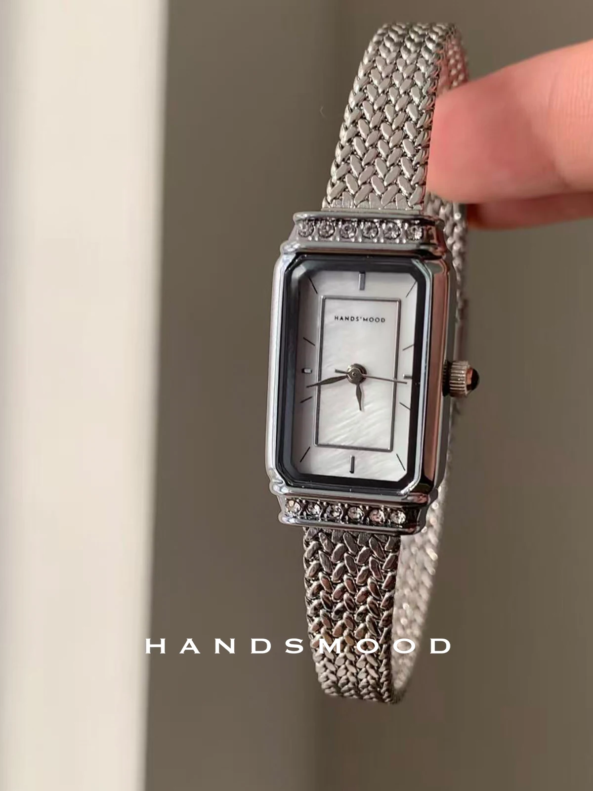 ساعة نسائية مستطيلة أنيقة ورائعة ومتعددة الاستخدامات ساعات مختارة راقية ساعات نسائية من الفولاذ المقاوم للصدأ، هدايا نسائية