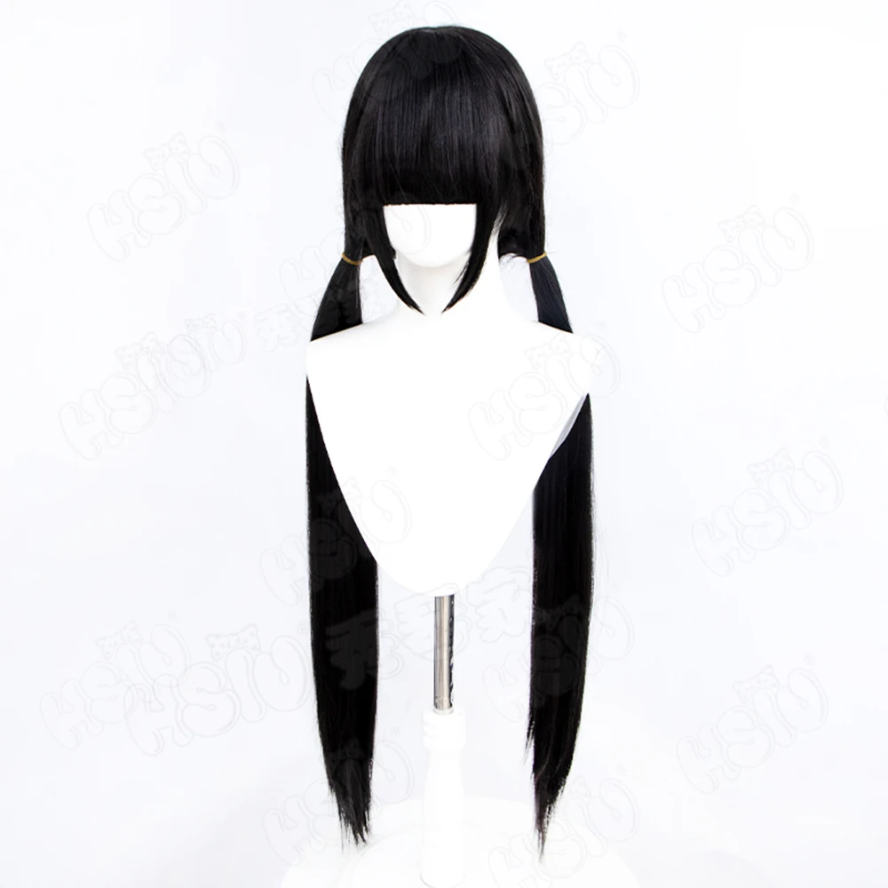 Game Danganronpa V3 Harukawa Maki cosplay Wig long black hair Game cosplay Wig anime cosplay Wig