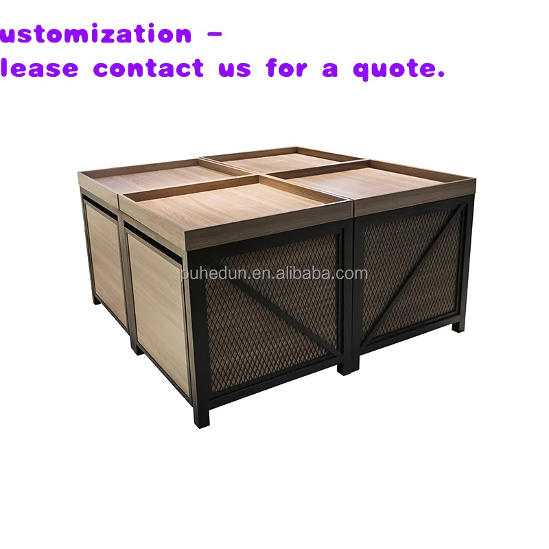 custom.Supermarket Store Display Rack Sweet Candies and Snacks Light Duty Wood-Steel Rack Bulk Food Retail Supermark
