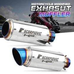 Tuyau d'échappement de moto de course ocross, pendentifs, 51mm, 60mm, Yamaha R3, R6, 202,6, MT07, MT09, MT10, TMAX 530, TMAX 500