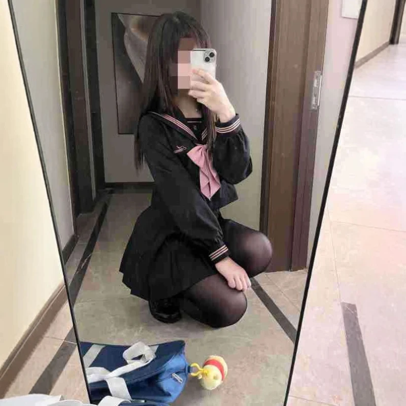 Fashion Comfortable Hundred Lancashire Women's Sailor Uniform Senior JK Uniform Japanese College Style School Uniform Set
