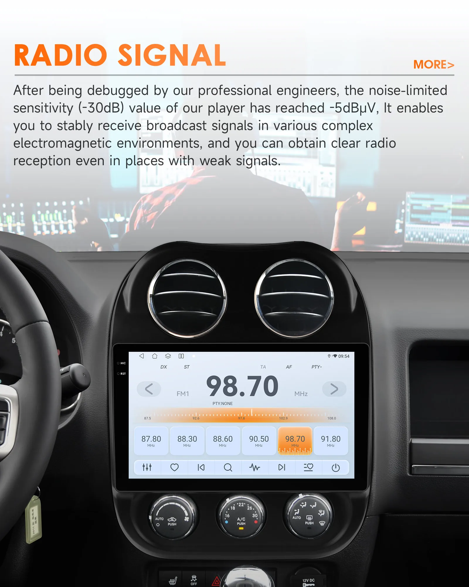 Hizpo Auto-Intelligenzsysteme für JEEP Compass Patriot 2011 - 2017 CarPlay Android Auto Radio Kein 2 Din 2din DVD QLED-Bildschirm RDS – Detail 21