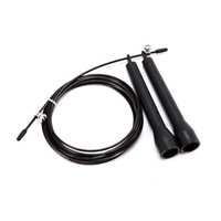 Adjustable Jump Rope 3m PVC Coated Steel Wire High Speed Ball Bearings Strong Handles Skipping Rope for Exercise