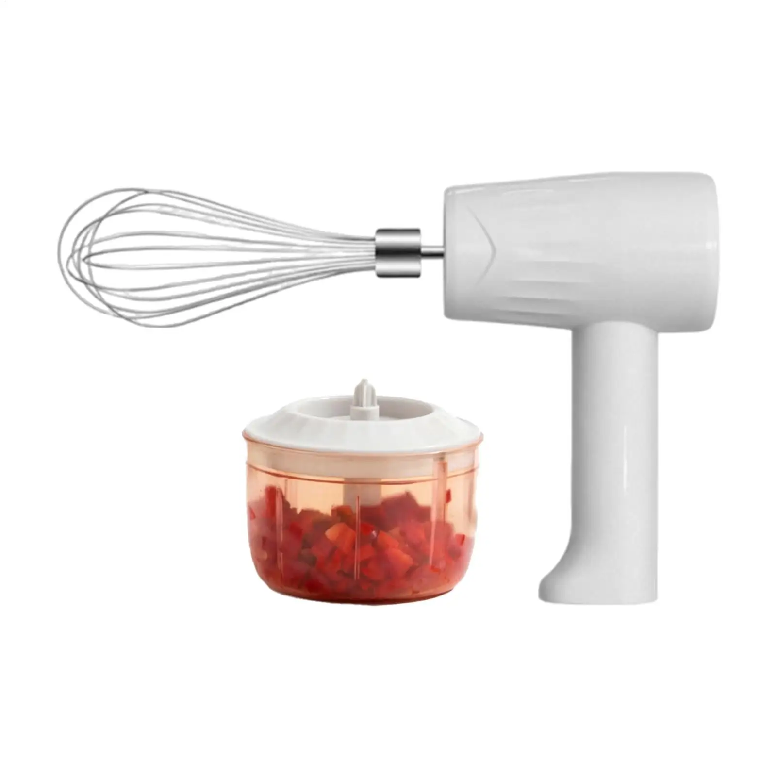 Electric Hand Mixer Stainless Steel USB Rechargeable 3 Speed Electric Hand Mixer Beaters For Home Party Baking Cooking Cakes