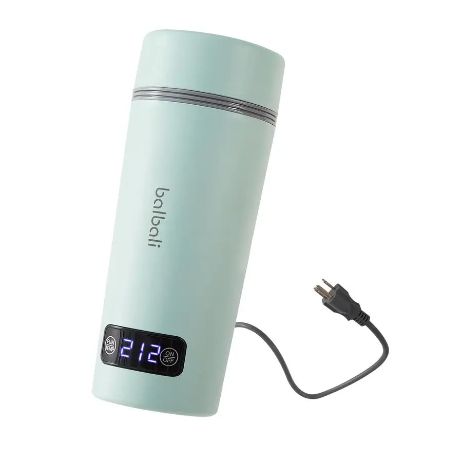 

Dual Voltage Travel Kettle 100250V 12oz Portable Water Boiler Warmer Heater for Boiling Water 4 Preset Temperature Control Porta