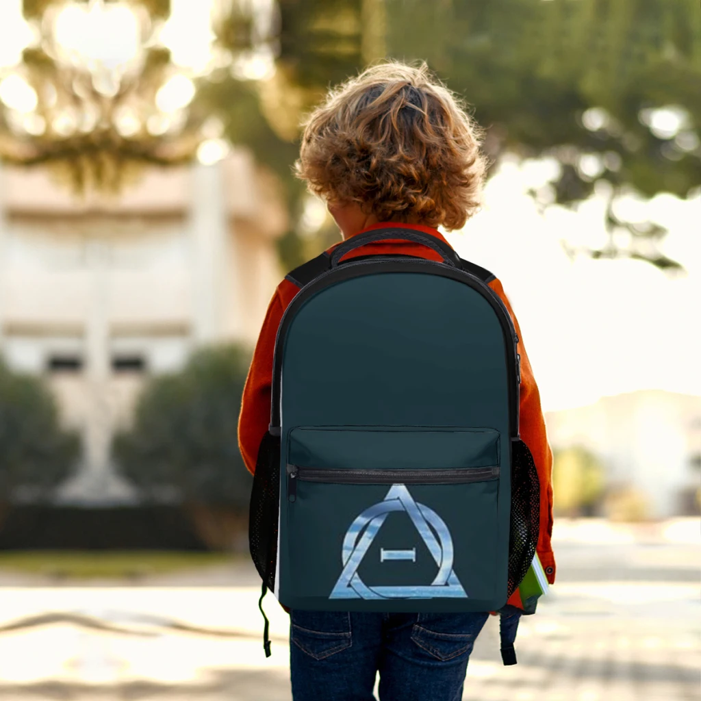 Zainetto termico marino per ragazzi zaino per studenti di grande capacità zaino per studenti delle scuole superiori dei cartoni animati 17 pollici