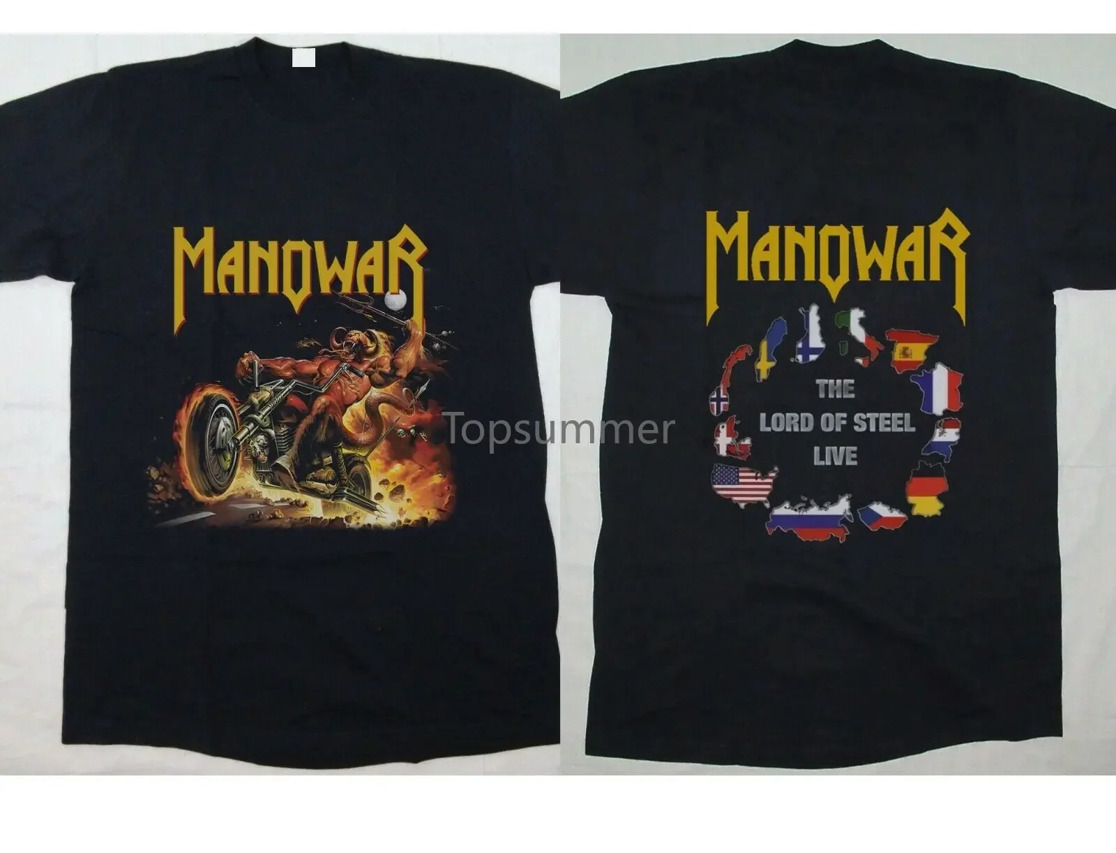 

The Lord Of Steel Manowar T Shirt New T-Shirt Short Sleeve Fashion T Shirt