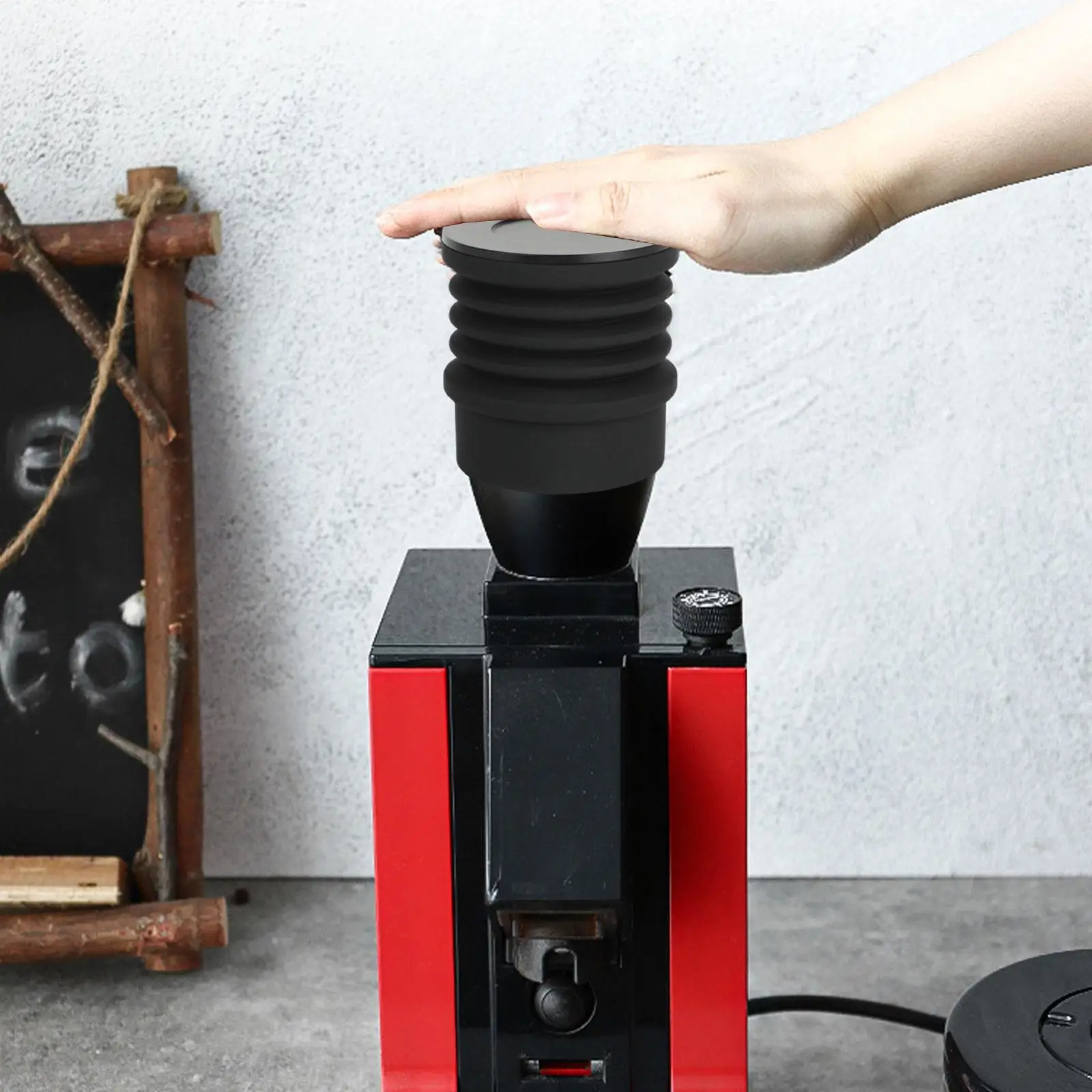Molinillos de café que soplan el contenedor de granos, molinillos de dosis única, reemplaza directamente, herramienta de limpieza molida de café