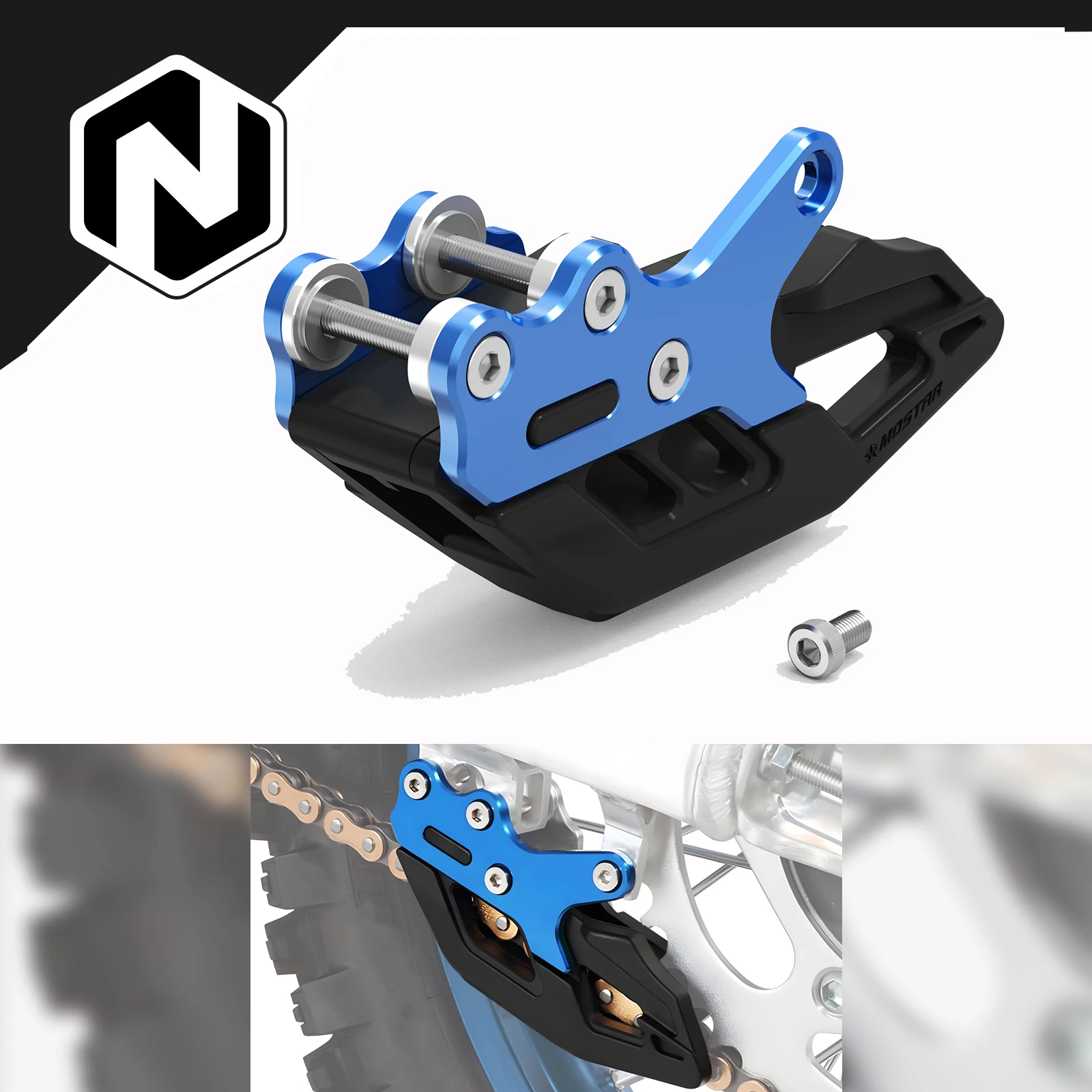 

NICECNC For Yamaha YZ250F YZ450F 2007-2022 Chain Guide WR250F WR450F YZ125 YZ250 08-22 YZ125X YZ250X YZ250FX YZ450FX 2017-2022