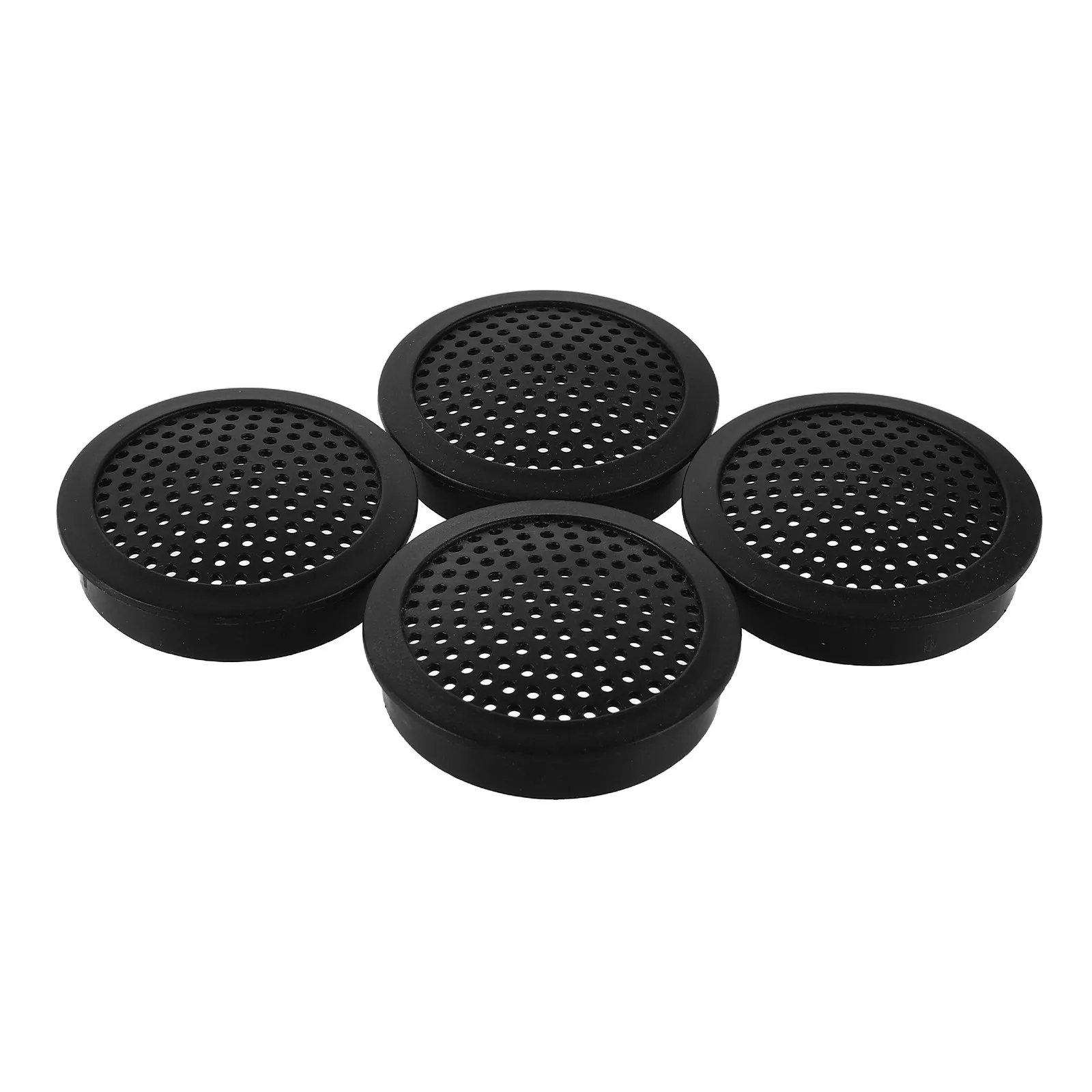 4Pcs Black Tweeter Speaker Grill Covers Protective Mesh Design for Car Audio System Enhancement Front Speaker Grill Guard