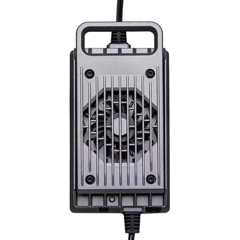 E‑Bike Lithium Battery Smart Charger With Handle LED Indicator Multi‑Protection Power Supply Adapter
