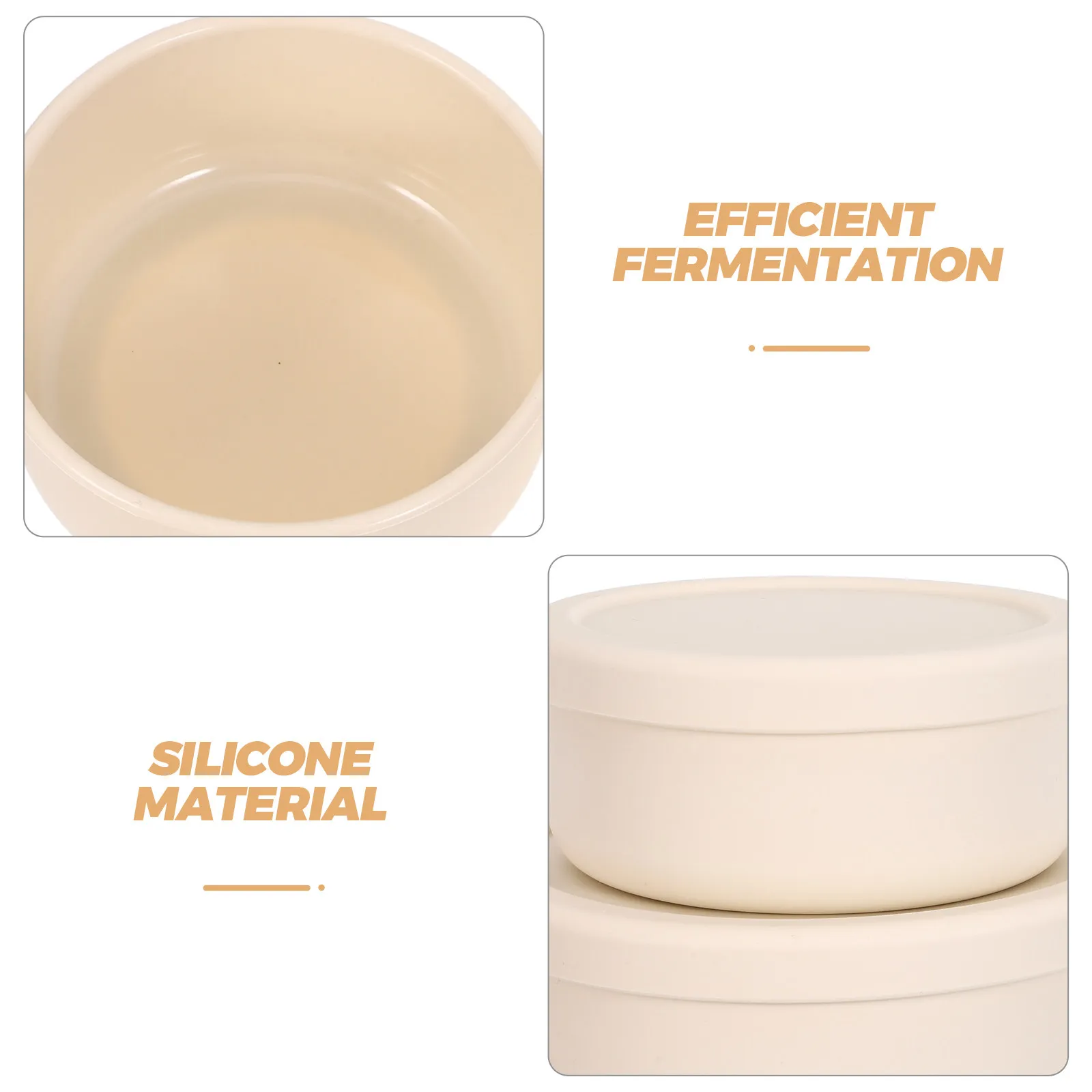 2Pcs Silicone Pizza Dough Container 300Ml 700Ml Stackable Dough Proofer for Bread Making Sourdough Rising Fermentation Storage