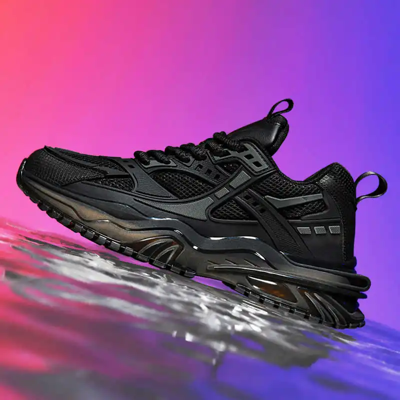 Runde Fuß Flache Sohle Schwarz Herren Tennis Training Hochrangige Turnschuhe Casual Sportschuhe Angebote Tenni Sapateneis Scarp