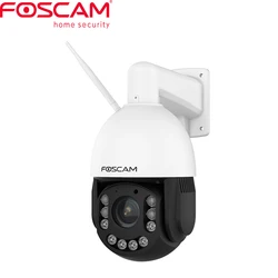 Foscam SD4H 4MP WiFi Outdoor Camera 18X Optical Zoom with Auto Tracking Person Car Detection 2.4/5GHz WiFi Cam for Home Security