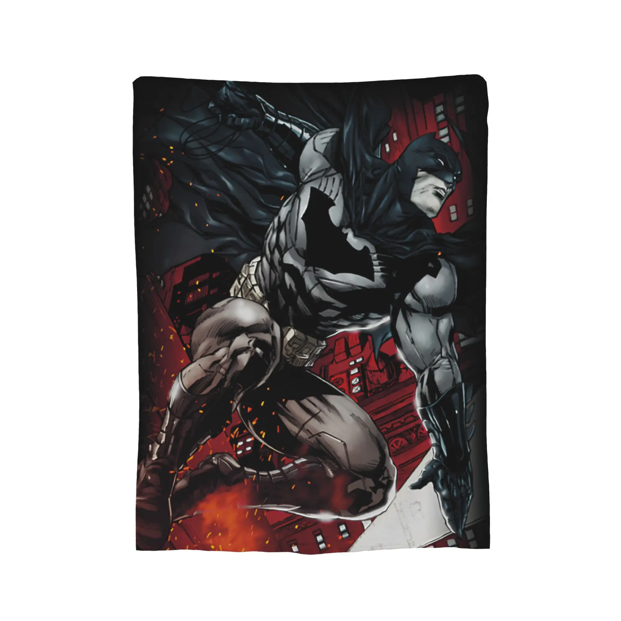 Bats Man Blankets Coral Fleece Plush Autumn/Winter   Multifunction Lightweight Throw Blankets for Bedding Car Bedspreads view 2
