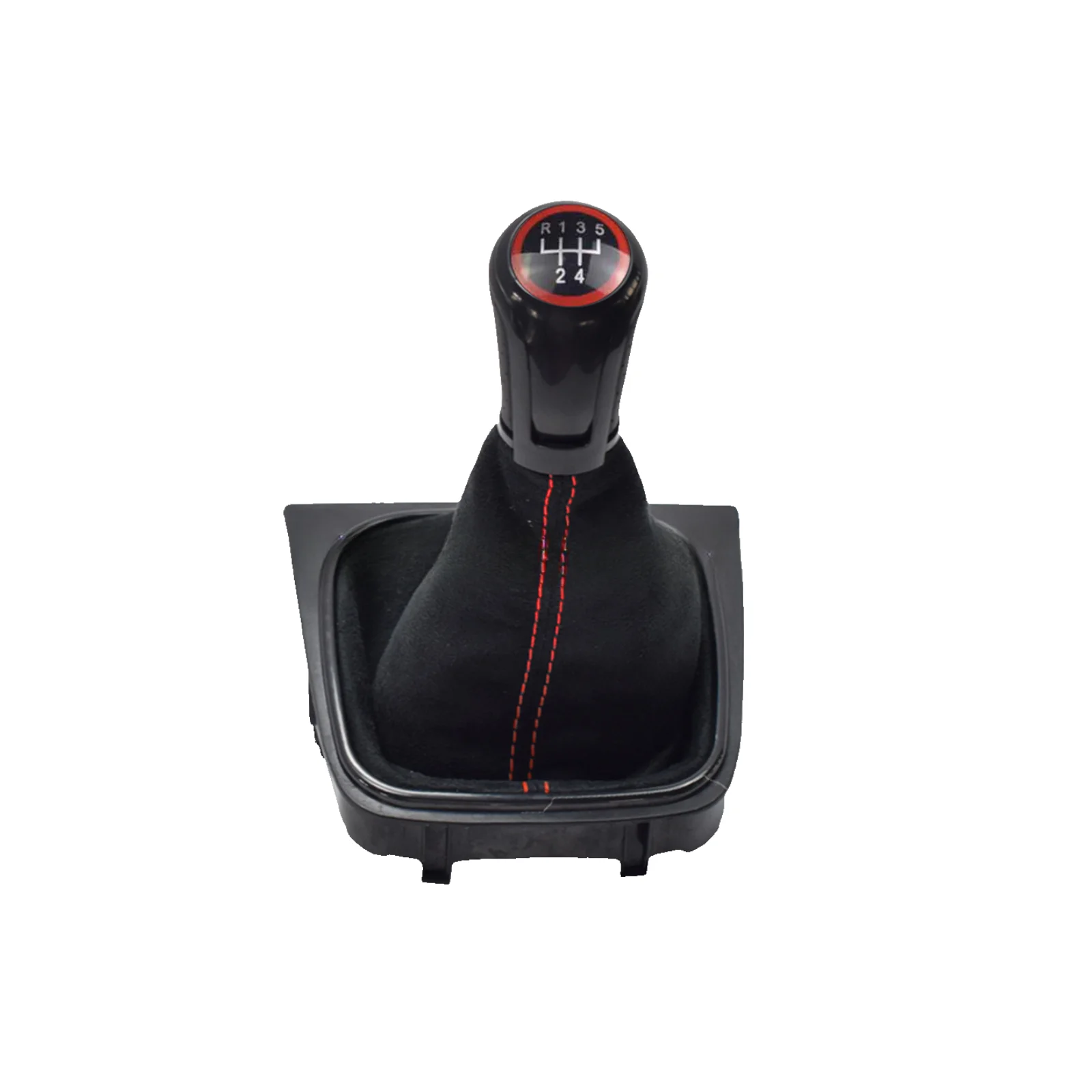 

Leather Gear Shift Lever Knob Dust Cover Boot Compatible with For Golf 5&6 Speed Manual and For Jetta 5&6 Speed Models