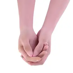 Womens Sexy Seamless Ultra-Thin Long Gloves Anti-UV Sunscreen Transparent Sheer Over Elbow Length Solid Mittens Clubwear