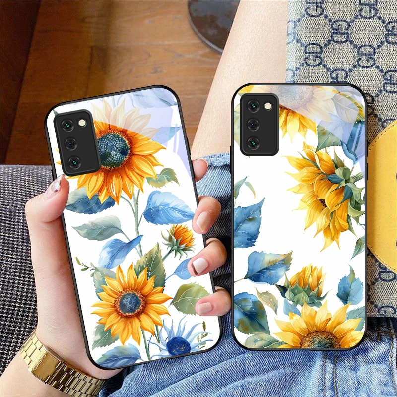 Желтый подсолнух для Samsung A