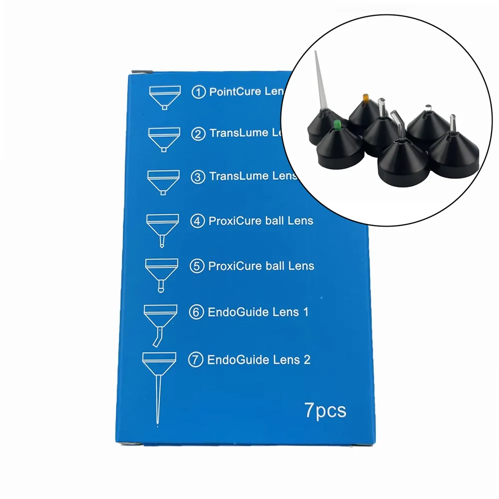 

7 Piece/Set Dental Pointcure Endoguide Translume Lens Kit Precision Instruments for Dental Lab Composite Resin Restoration