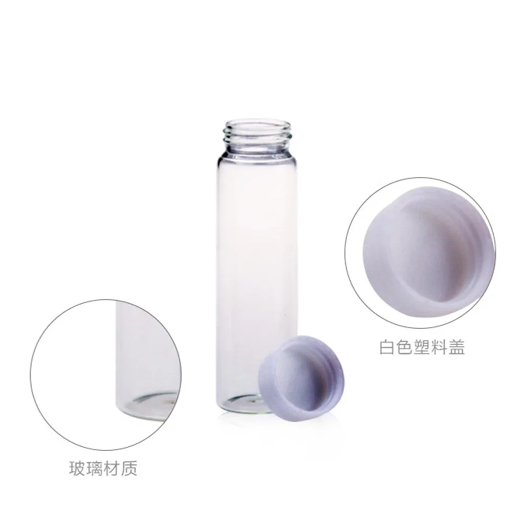 

10pcs/lot high quality clear Sample Glass Bottle Essential Oil Bottle lab supplies