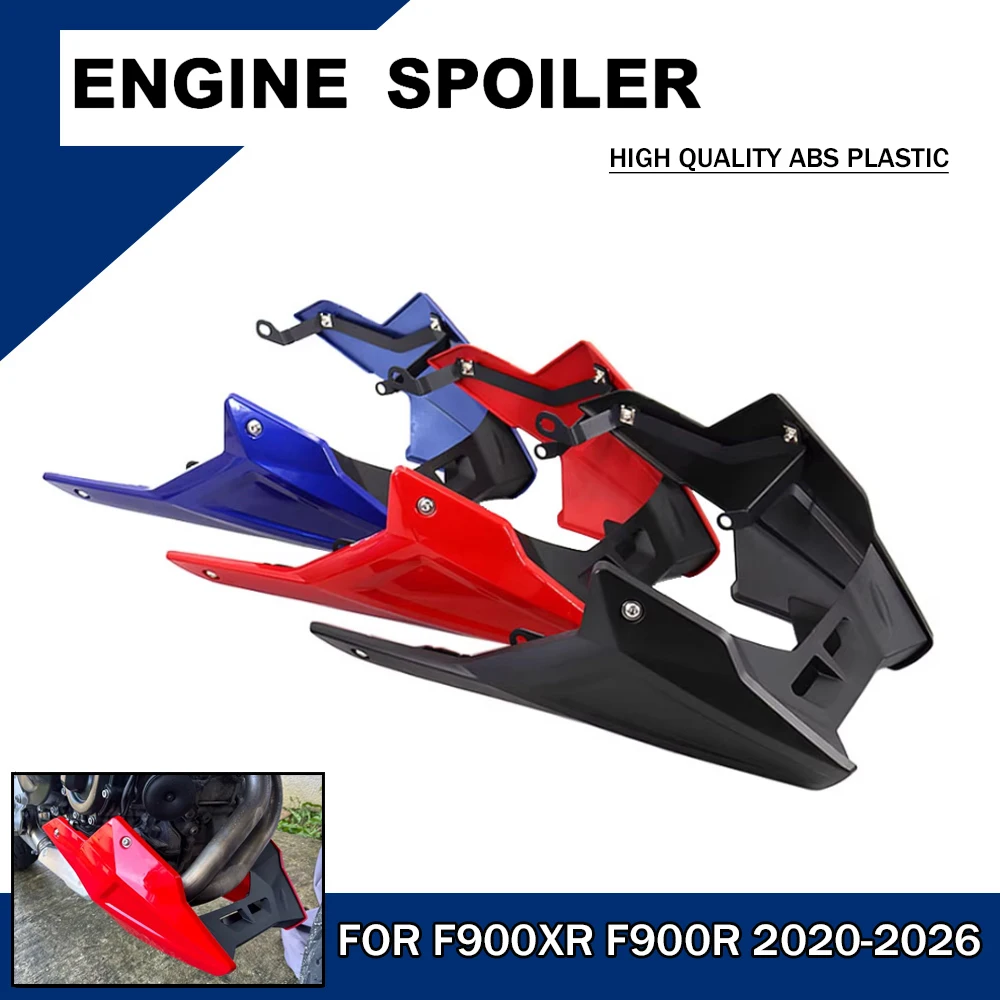 For BMW F 900R 900XR 2025 Motorcycle Belly Pan Lower Engine Chassis Fairing Guard For F900XR 2020-2026 F900R Skid Plate Spoiler